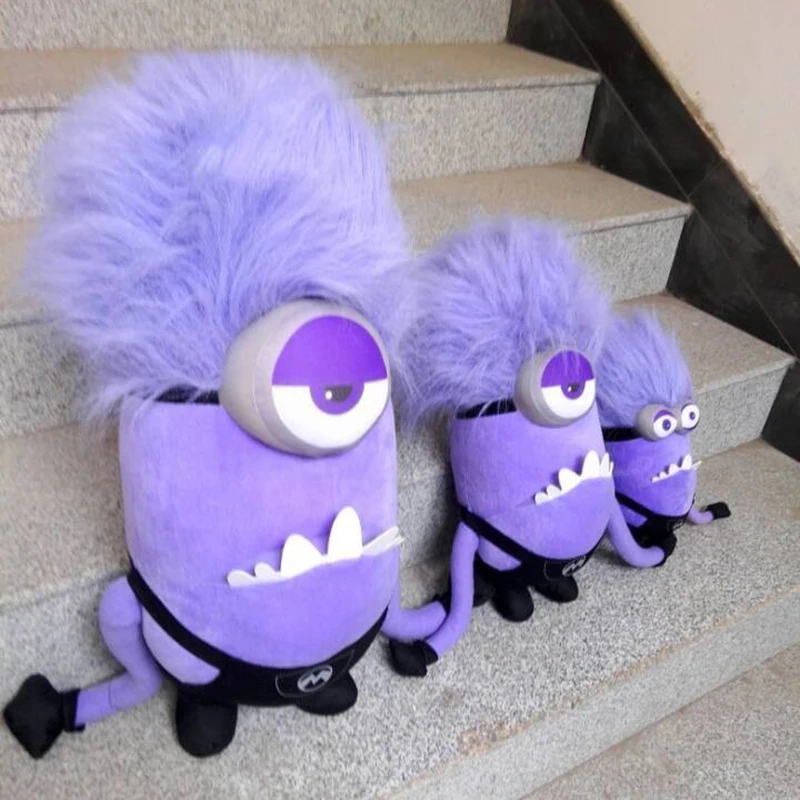 Purple Plush Doll Despicable Me Same Oaragraph Fun Stuffed Toys Children Kids Peluche Gift