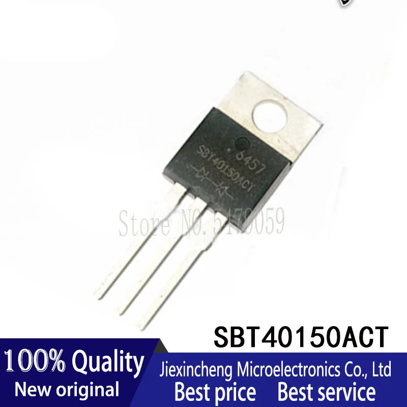 5PCS SBT40150ACT SBT40150 TO220 Neue original