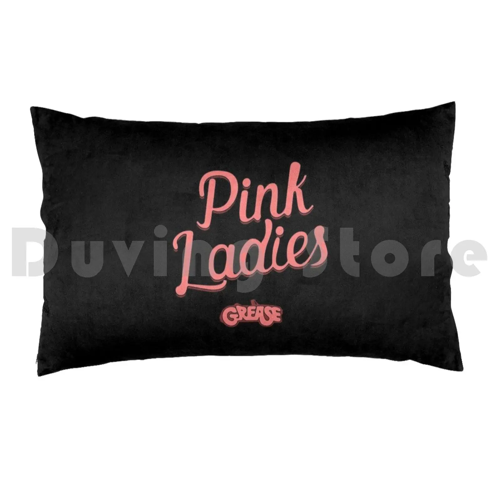 Grease-Pink Ladies Pillow Case Printed 50x75 Grease Musical Music Retro Vintage Rock Fanboy Classics Cinema