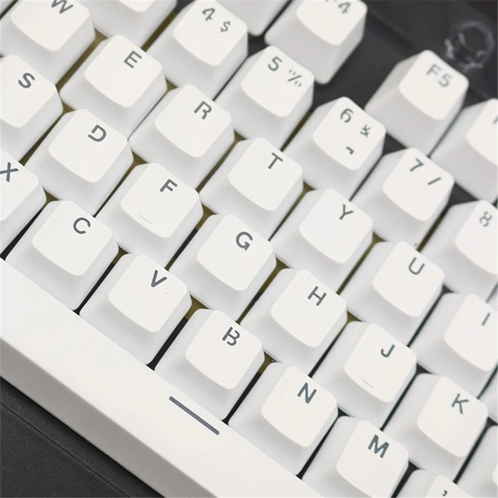 Spanish Keycaps For Mechanical Keyboard Compatible With MX Switches Double Shot Support Led Lighting Keycaps