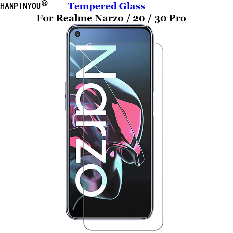 For Realme Narzo 30 / 20 Pro 5G Tempered Glass 9H 2.5D Premium Screen Protector Film