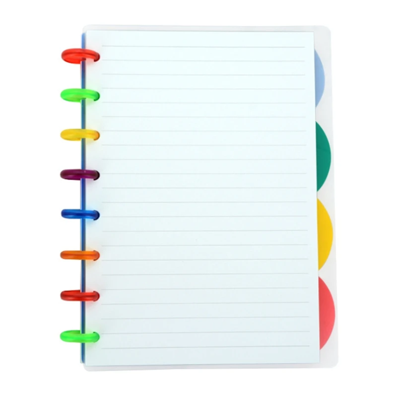 50 sztuk 28mm/32mm/38mm pierścień spoiwa do notebooków/Planner kolorowe wiążące pierścienie luźny liść Disc Binder pierścienie CX19-004-50pcs