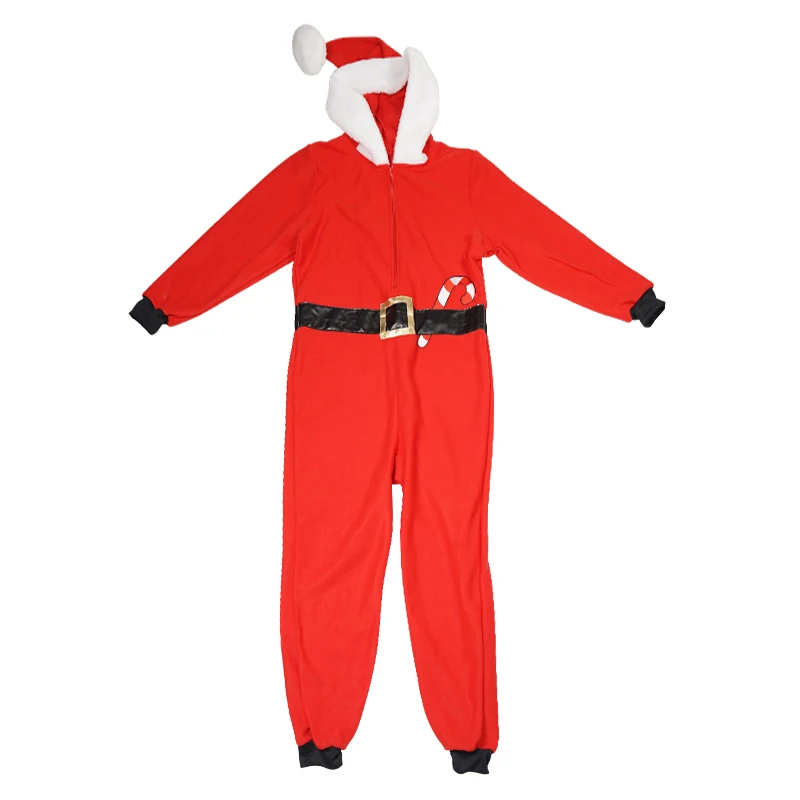 Snailify Kids Santa One Piece Costume Child Santa Claus Jumpsuit For Christmas Cosplay Girls Romper