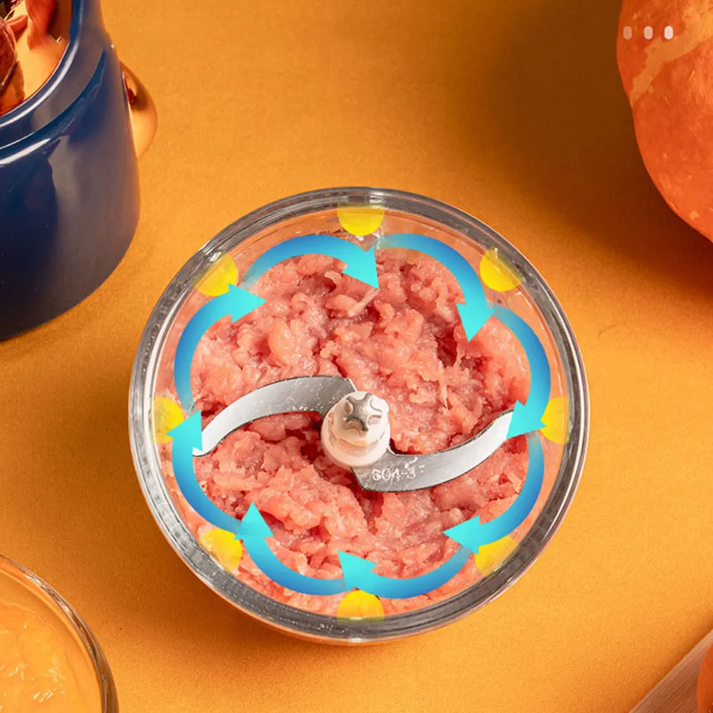 300 مللي متعددة الوظائف منتج أغذية مفرمة اللحم الكهربائية المحمولة خلاط كأس خلاط الطفل المكملات الغذائية ماكينة فرم 220 فولت