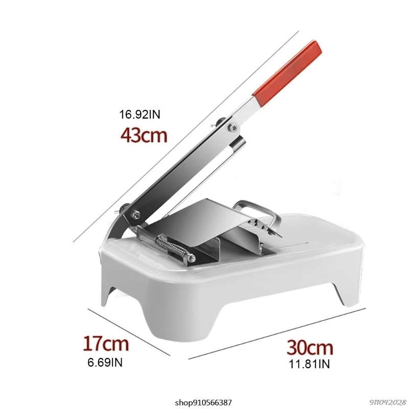 Vegetable Cutting Machine Household Manual Meat Slicer Frozen Food Slicer Beef Meat Cutting Machine Kitchen Slicing Wholesales