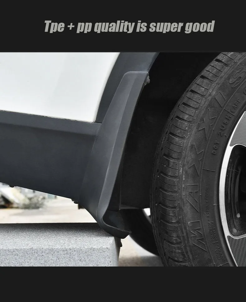 Front Rear 4PCS 2023 2024 2025 FOR Ford Ranger Mud Flaps Guard Splash Mudguard Fender Mudflaps Car Accessories