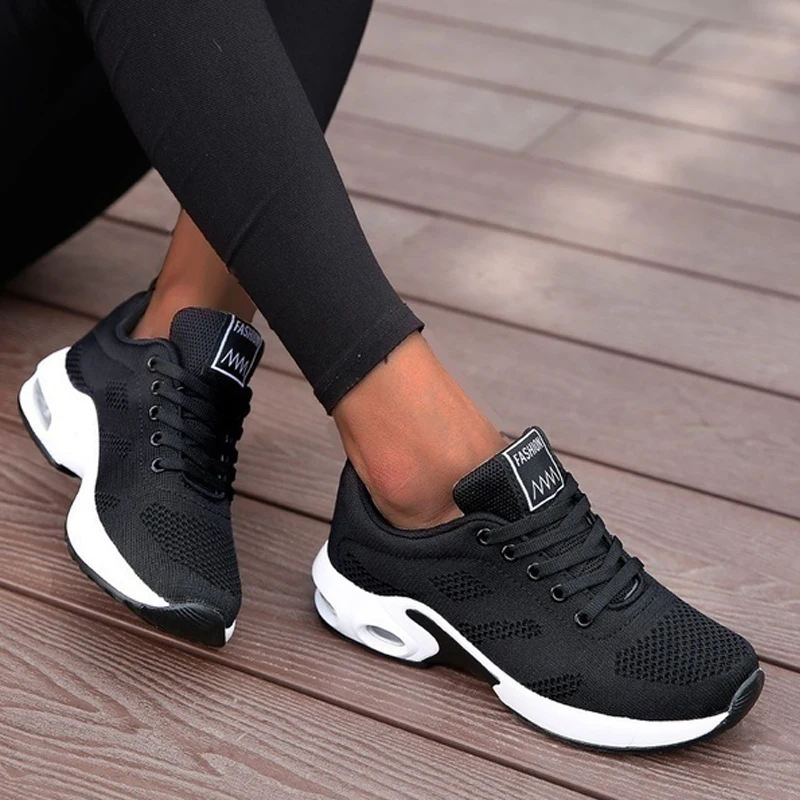 Women\'s Sports Shoes Breathable Casual Shoes Outdoor Light Weight Female Running Shoes Walking Platform Woman Ladies Sneakers