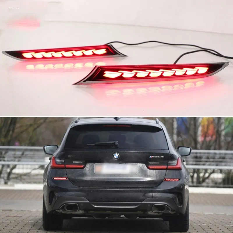 

Car LED Taillights Rear Reflector For BMW G20 G28 330i 340i M340d 12V Tail Light Bumper Lamps Dynamic Brake Signal