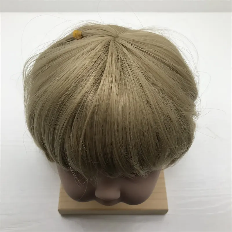 NPK 55cm Reborn Baby Girl Hair Wig For Bebe Reborn Menina Washable Silicone Dolls Reborn Sticked Hair Wig For DIY Reborn Dolls