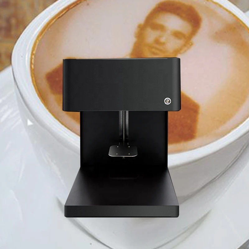 Imagem -03 - Impressora 3d de Café Automática Digital com Wi-fi Máquina para Impressão de Bolo Café Cappuccino Biscoitos