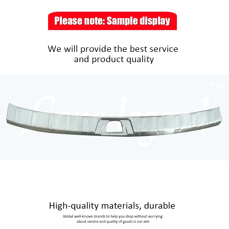 high quality Stainless Steel Rear Bumper Protector Sill Scuff Plate/Door Sill Door Sill For Nissan Qashqai J11 2019-2020