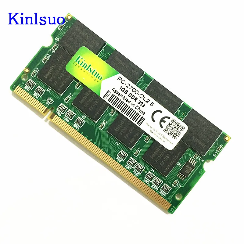 Kinlstuo-memoria ram per laptop, so-dimm ddr1 DDR 400 333 mhz/pc-3200 pc-2700 200 pin 512mb 1gb per ram notebook sodimm