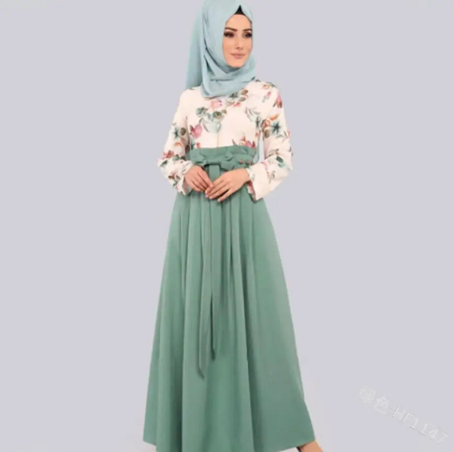 

Ramadan Eid Abaya Turkey Arabic Muslim Long Dress Dubai Caftan Morocco Kaftan Elbise Vestidos Robe Musulmane Longue Femme a1426