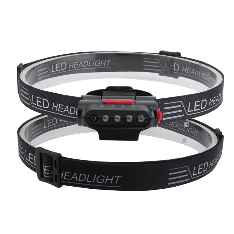 Smart Multifunction Sensorled Headlamp Cap Light Build-in Battery USB Rechargeable Head Flashlight Headlight Bulbs 5W LED Bulbs