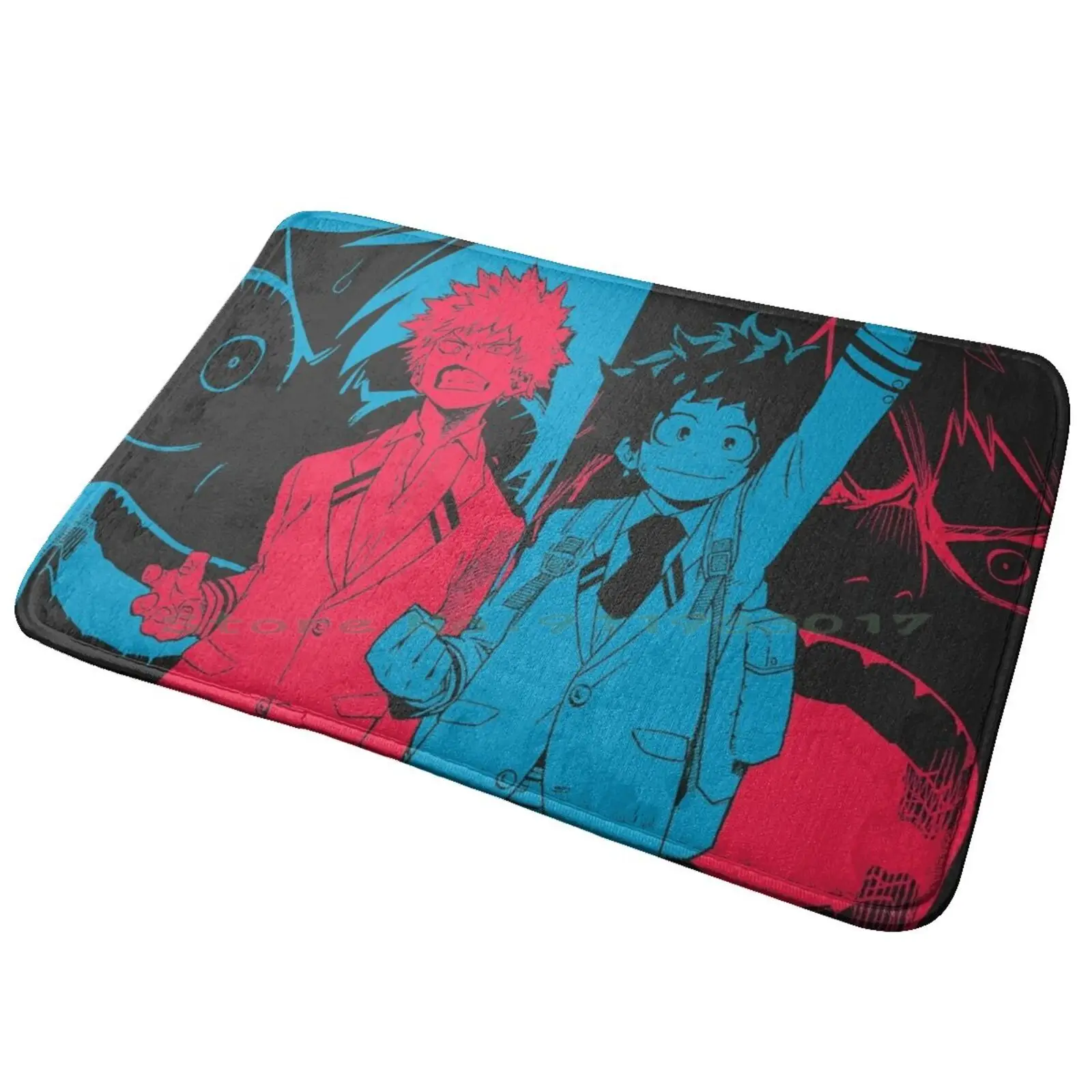 Deku / Kacchan ( Dark ) Entrance Door Mat Bath Mat Rug Japan Boku No Hero Academia Anime Manga Geek Midoriya Izuku Bakugou All