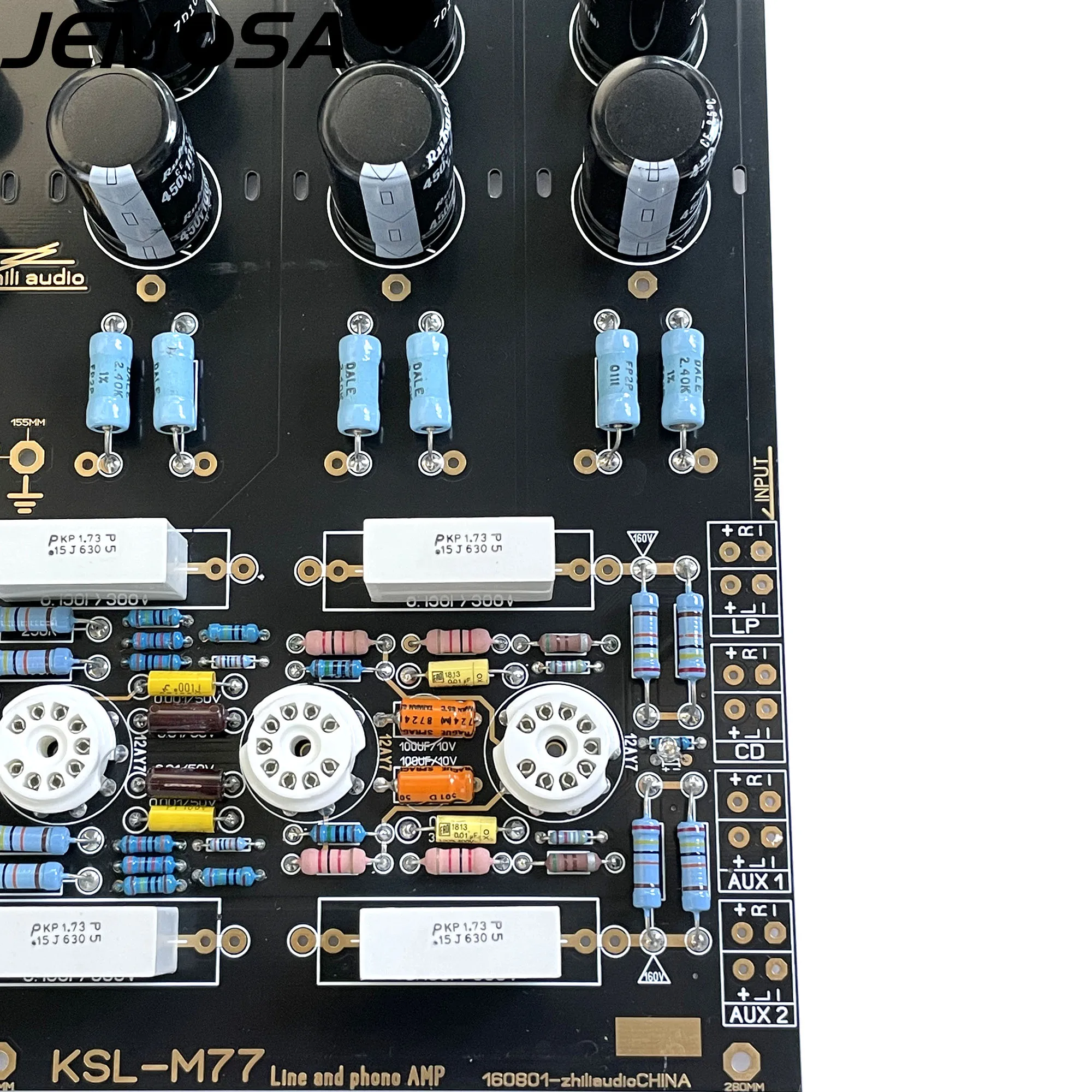 JEMOSA High-end Hi-Fi Valve Tube Phono Pre-Amplifier Stereo Preamp Board Perfect Reference KONDO AUDIONOTE M77 Circuit Board
