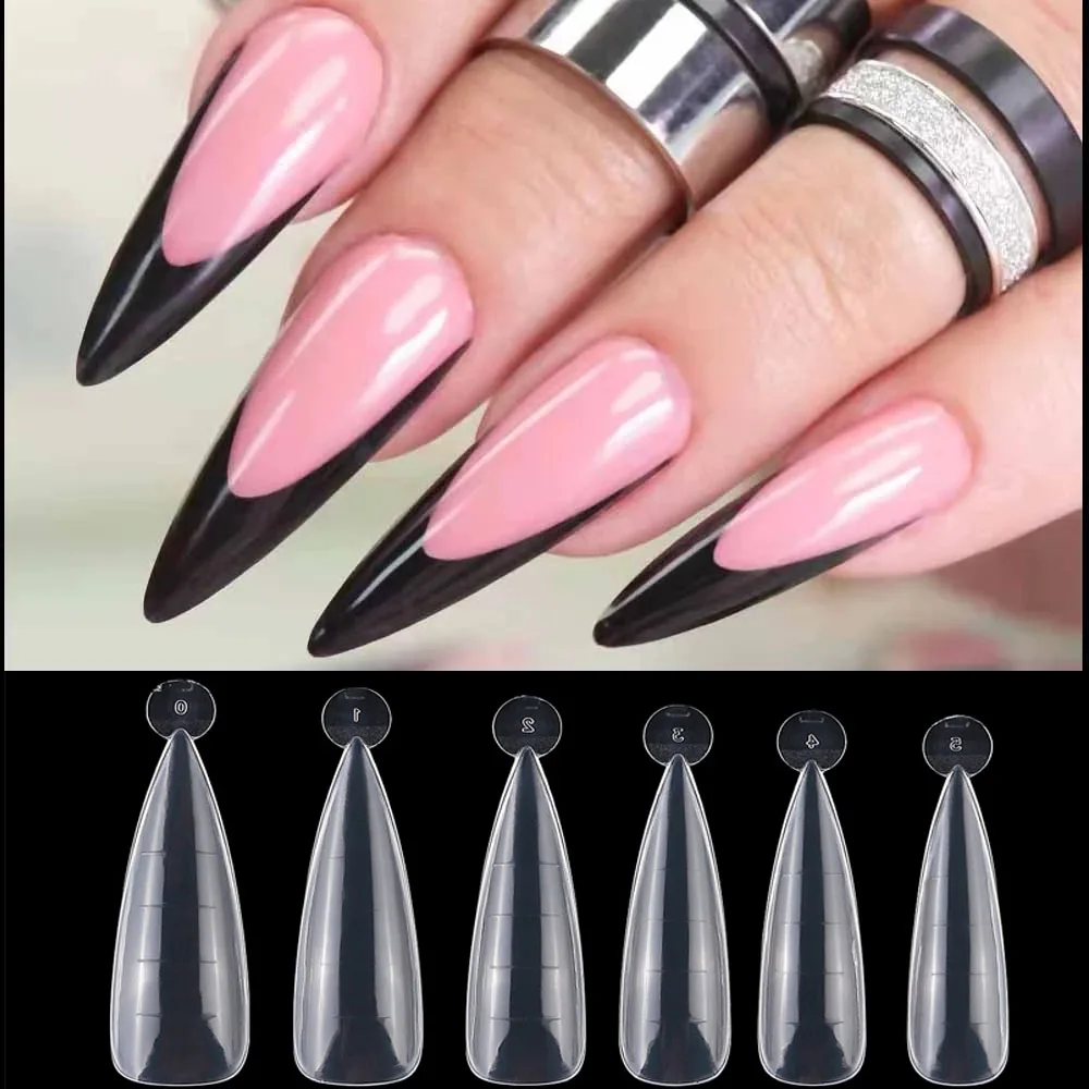 Nail Forms Finger Poly UV Gel Extended False Tips DIY Quick Building Nail Extension Art Full Acrylic Dual Forms Top Mold Clip