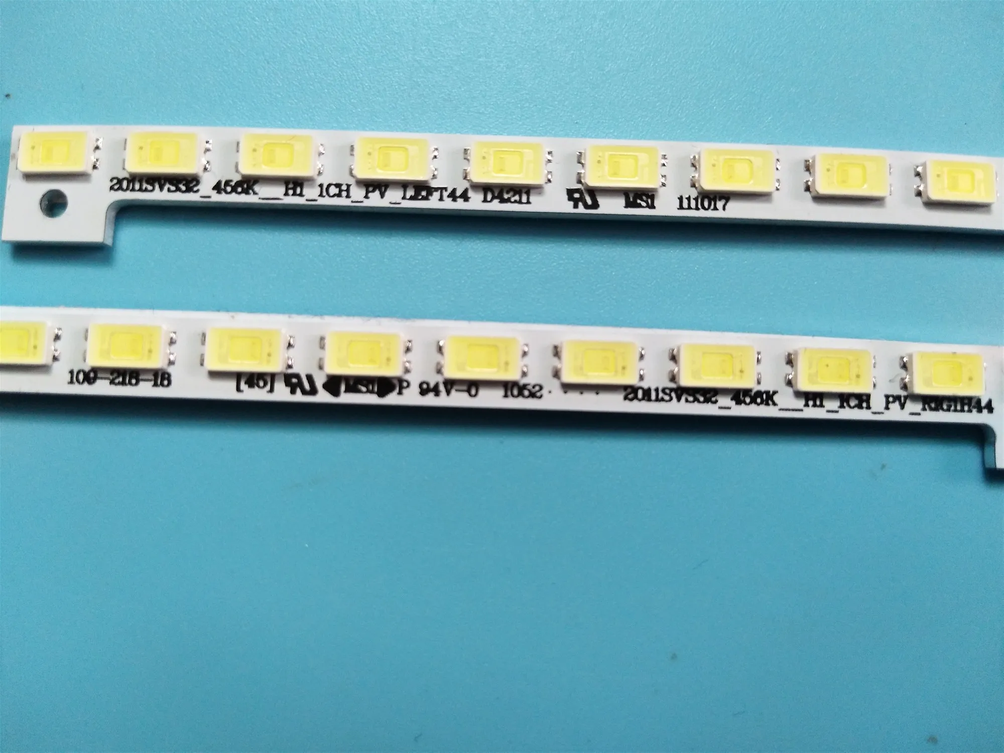 2PCS New TV Lamps LED Backlight Strips For Samsung UE32D5000PW HD TV Bars 2011SVS32_456K_H1_1CH_PV_LEFT44 Kit LED Bands Rulers