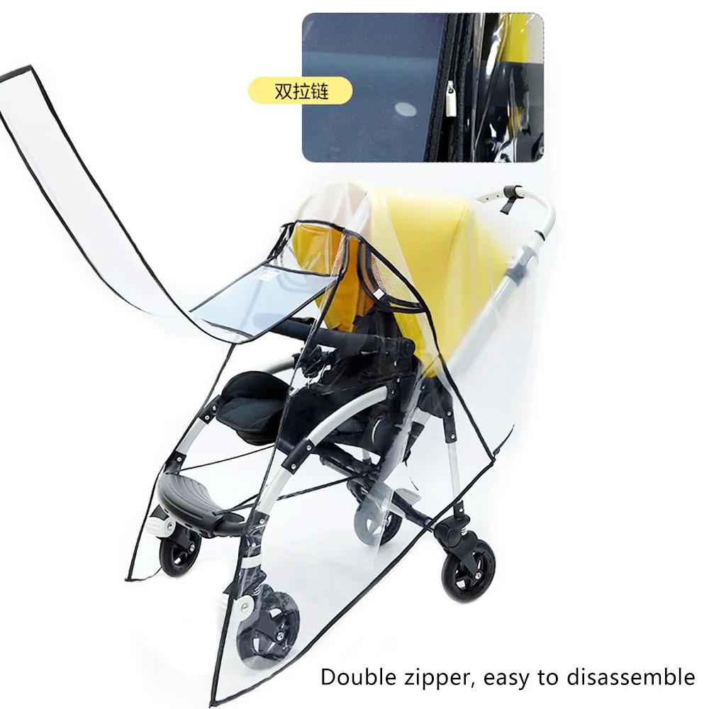 Baby Stroller Rain Cover For Bugaboo Bee5 Bee3 Windproof Waterproof For Baby Travel Dust Snow Protection Stroller Accessories