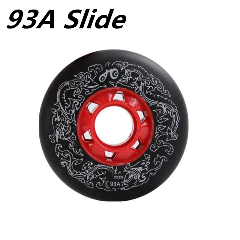 93A 89A 88A Slide Skating Wheel for SEBA HV HIGH HL IGOR WFSC KSJ Inline Skates Wheel Ruedas 72mm 76mm 80mm Use 608 bearing 4pcs