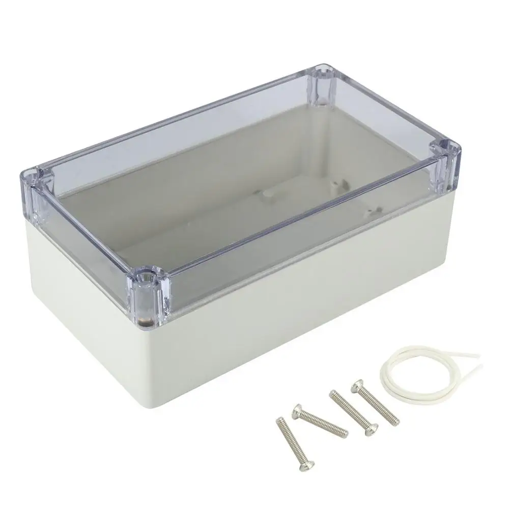Waterdichte Transparante Pc Clear Cover Behuizing Plastic Doos Elektronische Project Case Instrument Elektrische Junction Box Behuizing