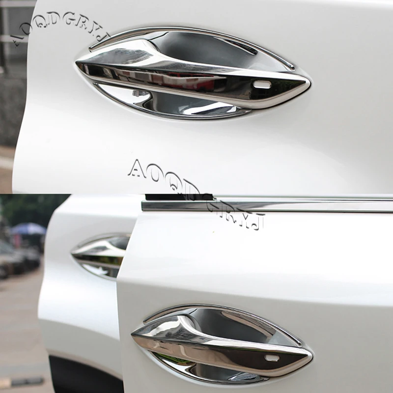 ABS Chrome Side Car Door Handle Cover handle bowl Cover Trim Molding For Lexus RX350 RX450H 2016-2018 Car Accessories