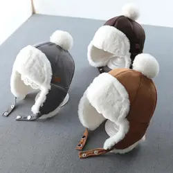 2020 Outdoor Winter Autumn Warm Baby Boy Girl Children Ear Cap Beanie Hat Warm Hat Female Hats For Autumn Winter