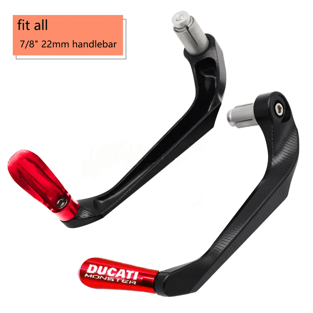 For DUCATI Monster 821 695 696 7971200S 100S Motorcycle  Handlebar Grips Guard Brake Clutch Levers Handle Bar Guard Protect