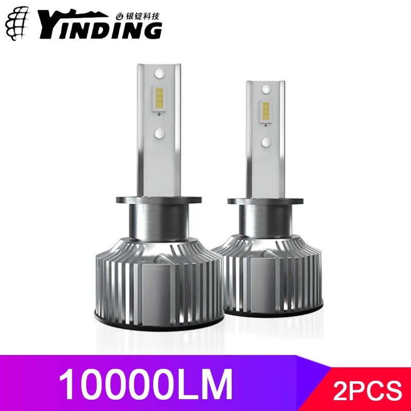 

2PCS YINDING Y10 56W 12V 24V H1 H3 H4 H7 H8 H9 H10 H11 9005 9006 9012 5000LM 3570 For Car LED Headlight Driving Light