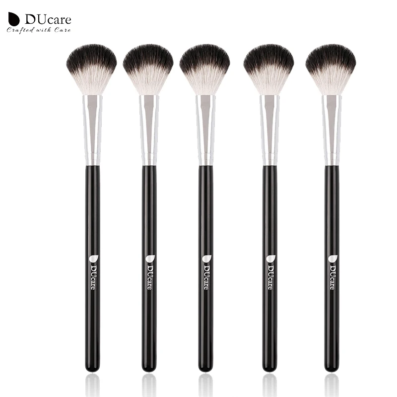 DUcare 3/5/10PCS Highlight Brush /Double Headed Eyebrow Eyelash Brush Makeup BrushesThin Hair Wholesale Angled Eyebrow Brush