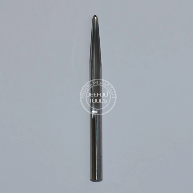 6*6*R1.5*80L taper two flute spiral ball carbide end mills,cnc router bits Acrylic