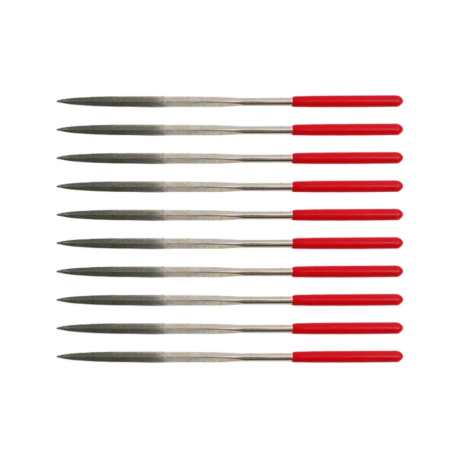 4X160Mm Tiếng Sột Soạt Kim Cương Các Tập Tin Bộ Dụng Cụ Cầm Tay Mini Kim Tập Tin, cho Kim Loại Gốm Sứ Thạch Kính Gỗ Thủ Công Mài Khắc Đánh Bóng