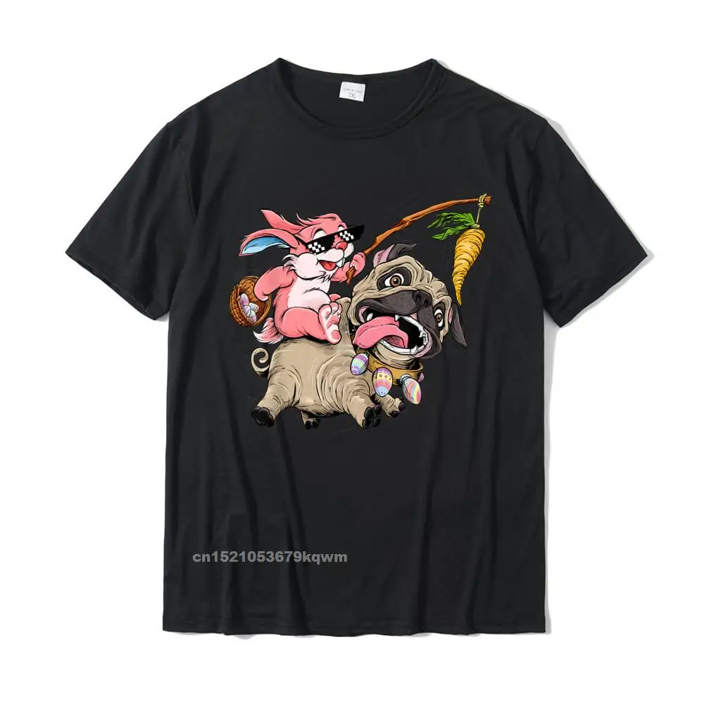 Funny Easter Bunny Pug T Shirt For Boys Women Toddlers Cotton Design Tops T Shirt Slim Fit Mens T Shirt Summer