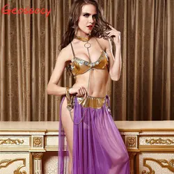 Geossocy arab sexy Belly Dancing Arab fancy skirts Lingerie suit cosplay Arab dance costumes for women Stage performance