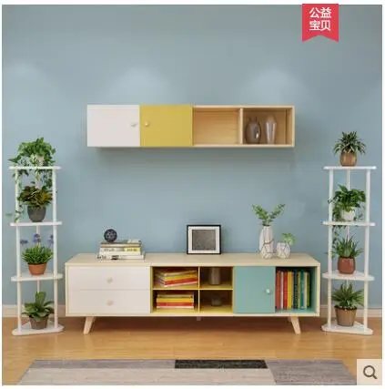 Tieyi multi-storey sitting room balcony green loro much meat flower pot frame decoration indoor floor space flower frame