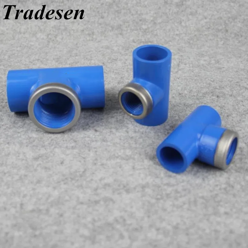 

1pc 1 Way Female Thread Tee Connector PVC Pipe Fitting Adapter Irrigation Connector Plumbing System Accessory UPVC Pipe Adapter