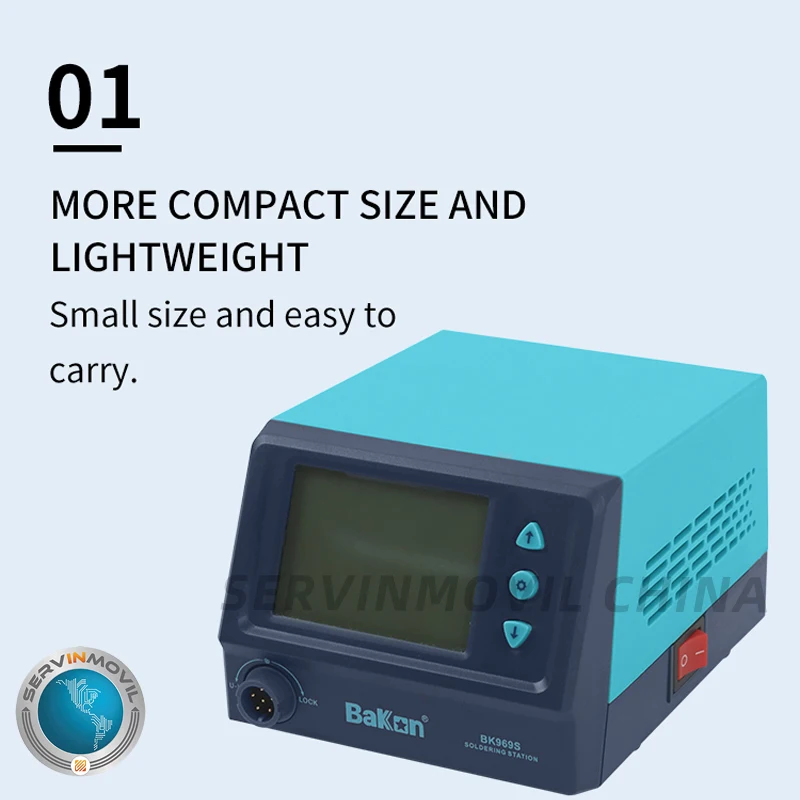 Bakon BK969S Ceramic Heater 60W Adjustable Temperature-controlled Digital Display Rework Soldering Station