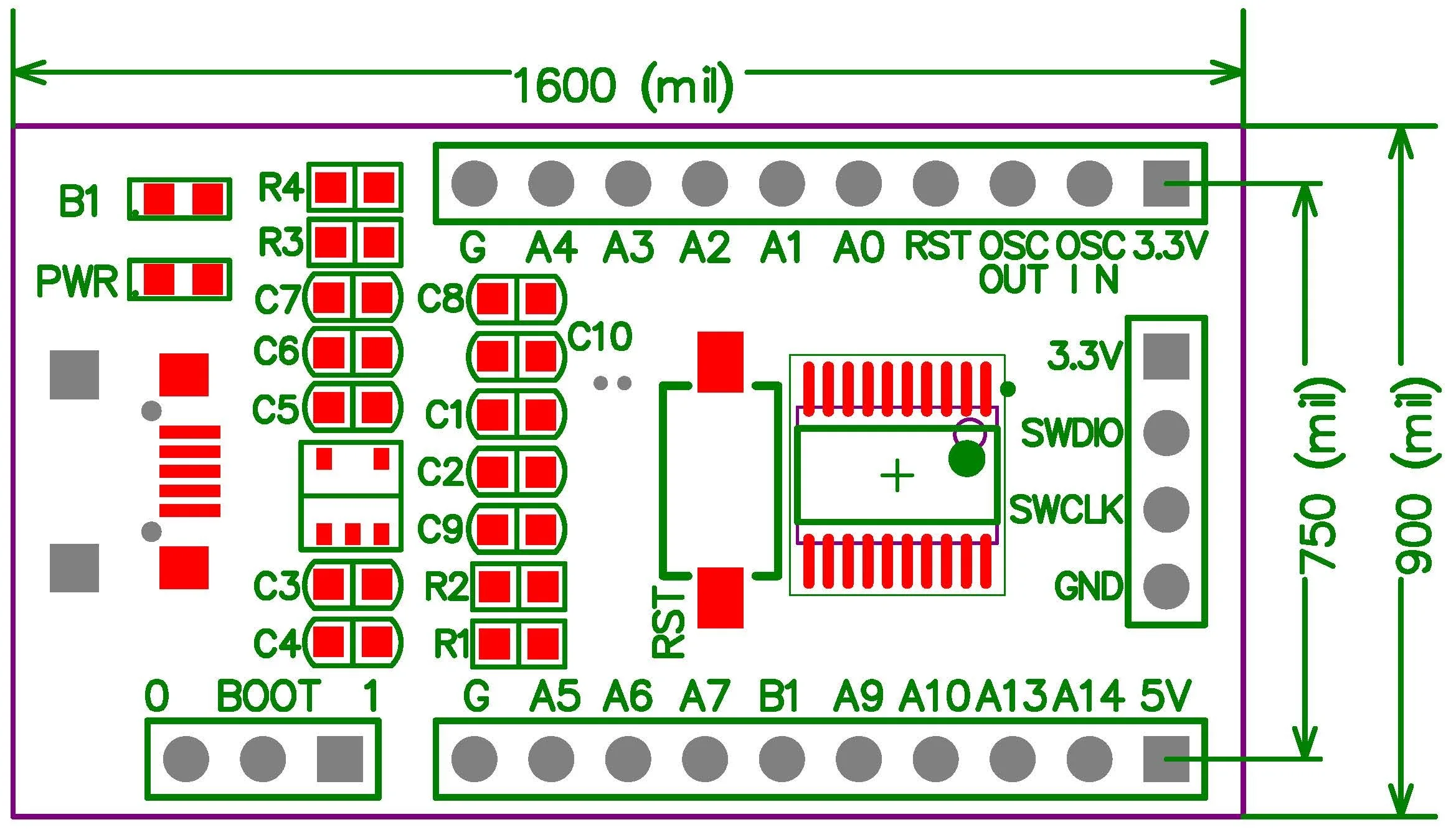 Stm32f030f4p6 ระบบขั้นต่ำ F030 Core BOARD STM32 โปรโมชั่น Development BOARD ใหม่การเรียนรู้ผลิตภัณฑ์ Evaluation BOARD