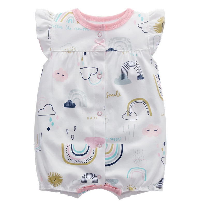 2021 baby clothes Short Sleeve cotton infantis baby clothing romper cartoon costume ropa bebe 6 9 12 18 24 M newborn boy girl cl