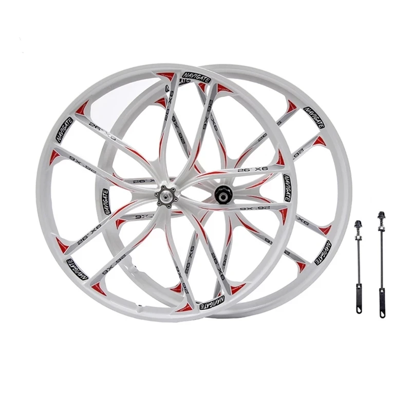 26Inch 27.5Inch Wheel Cassette Mountain Bike Magnesium Alloy 10 Spokes Wheelset Bicycle MTB Disc Brake Cycling Parts 8/9/10