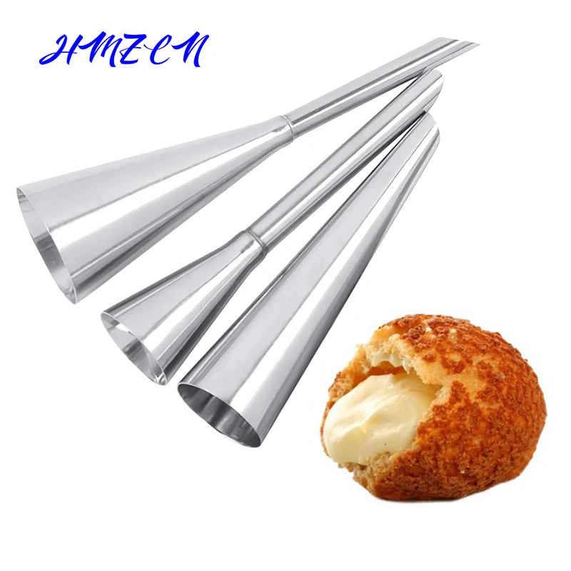 

1-3pcs/Set Puff Cream Icing Piping Nozzles Stainless Steel Cupcake Cake Decorating Tips Puff Injection Russian Pastry Tools