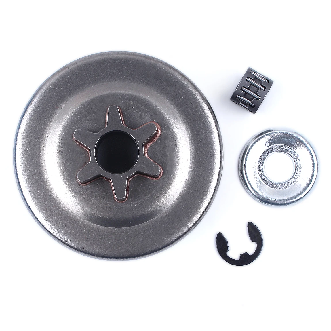 Kit de clip electrónico para arandela de piñón de tambor de embrague, paso 3/8 6T, para motosierra STIHL 017 018 021 023 025 MS170 MS180 MS210 MS230 MS250