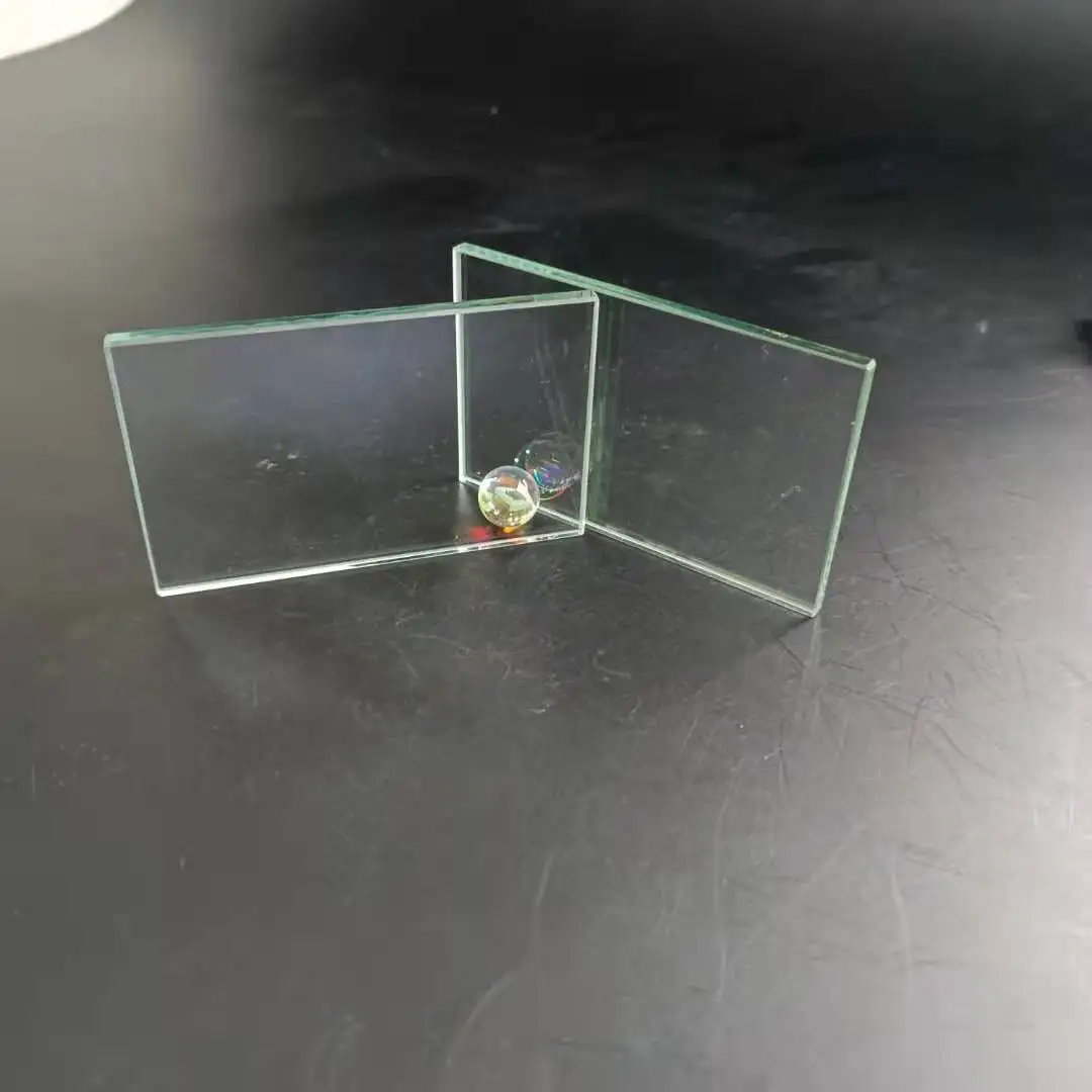 1pcs 50X80mm Fireplace with High Temperature Glass 300 Degrees Brown High Temperature Resistant Ceramic Transparent Microcry