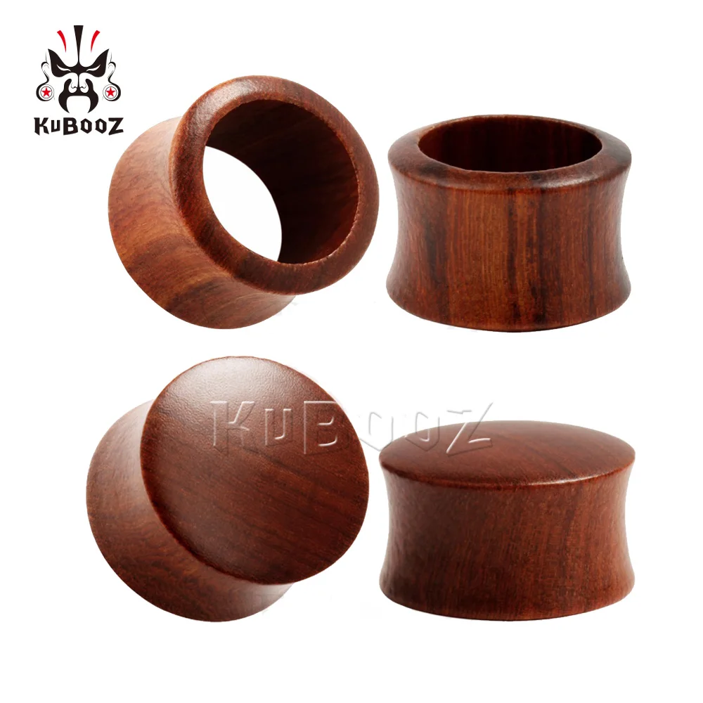 

Wholesale Price Fashion Red Sandalwood Flesh Tunnels Earrings Piercing Ear Plugs Stretchers Body Jewelry Gauges Expanders 36PCS