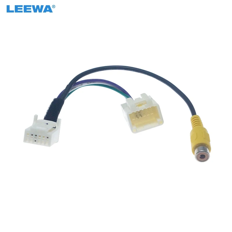 

LEEWA Car Parking Reverse Rear Camera Video Plug Converter Cable Adapter For Ruifeng S5 M5 Car MP5 Cable #CA6105