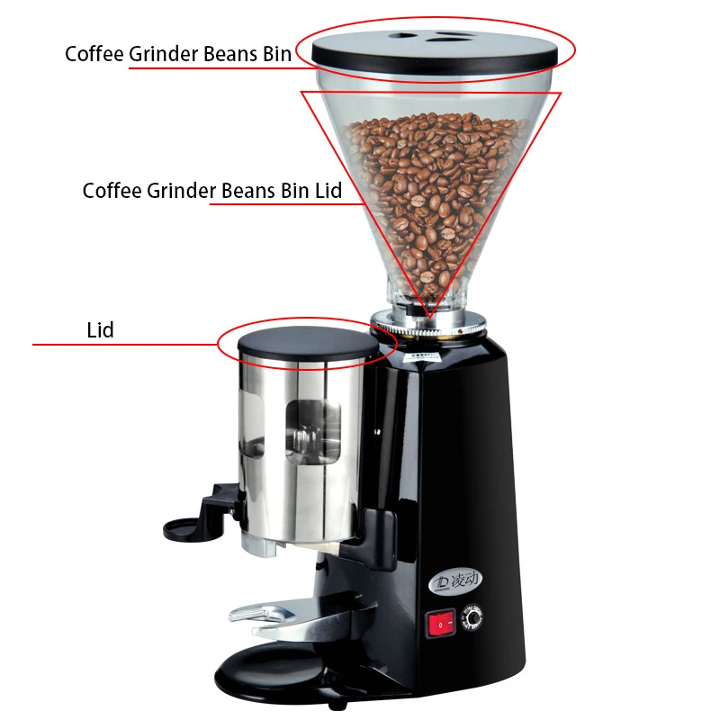 Coffee Beans Grinder Bean Bin Grinder Hopper For FEAMA Mazzer 900N/HC600/600AE/RF64 Household Coffee Grinder Accessories Tool