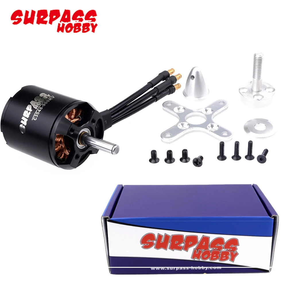 Surpass Hobby C3548 2826 790KV/900KV/1100KV 2-5S 14-Poles Brushless Motor For Airpalne Aircraft Multicopter RC Plane Helicopter