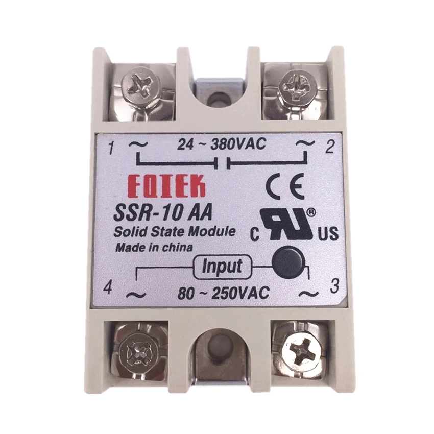 10PCS solid state relay SSR- 10DA 25DA 40DA NEW 3-32V DC TO 24-380V AC solid state relay voltage relay