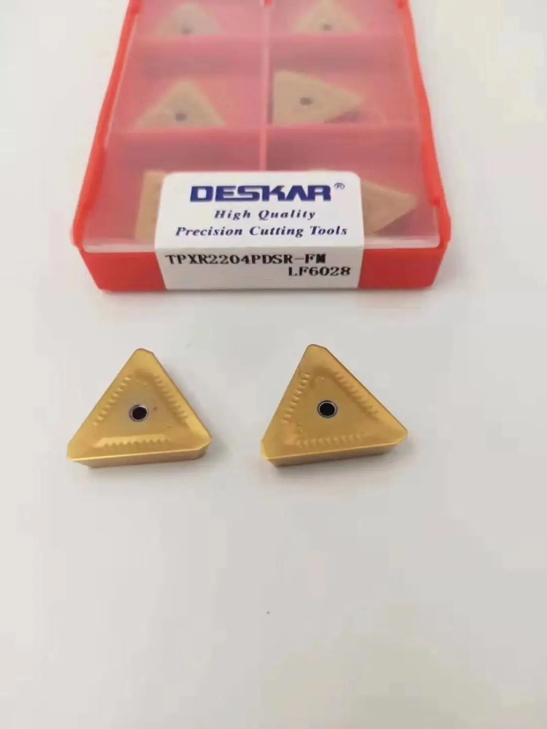 DESKAR TPXR2204PDSR-FM LF6028 TPKR2204 CARBIDE INSERTS 10PCS