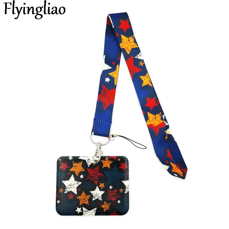 Llavero Vintage de estrellas para llaves de coche, tarjeta de identificación, insignia para teléfono móvil, soporte para llaves para niños, decoraciones de joyería